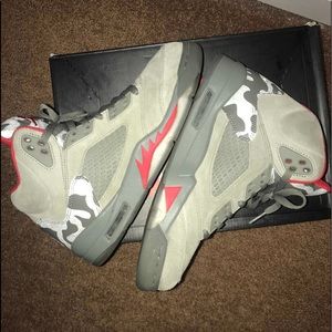 Camo Jordan 5’s